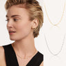 STEALMART - S925 Silver Necklace Internet-celebrity StyleMinimalist Gold ChainLight LuxuryNicheHigh-end